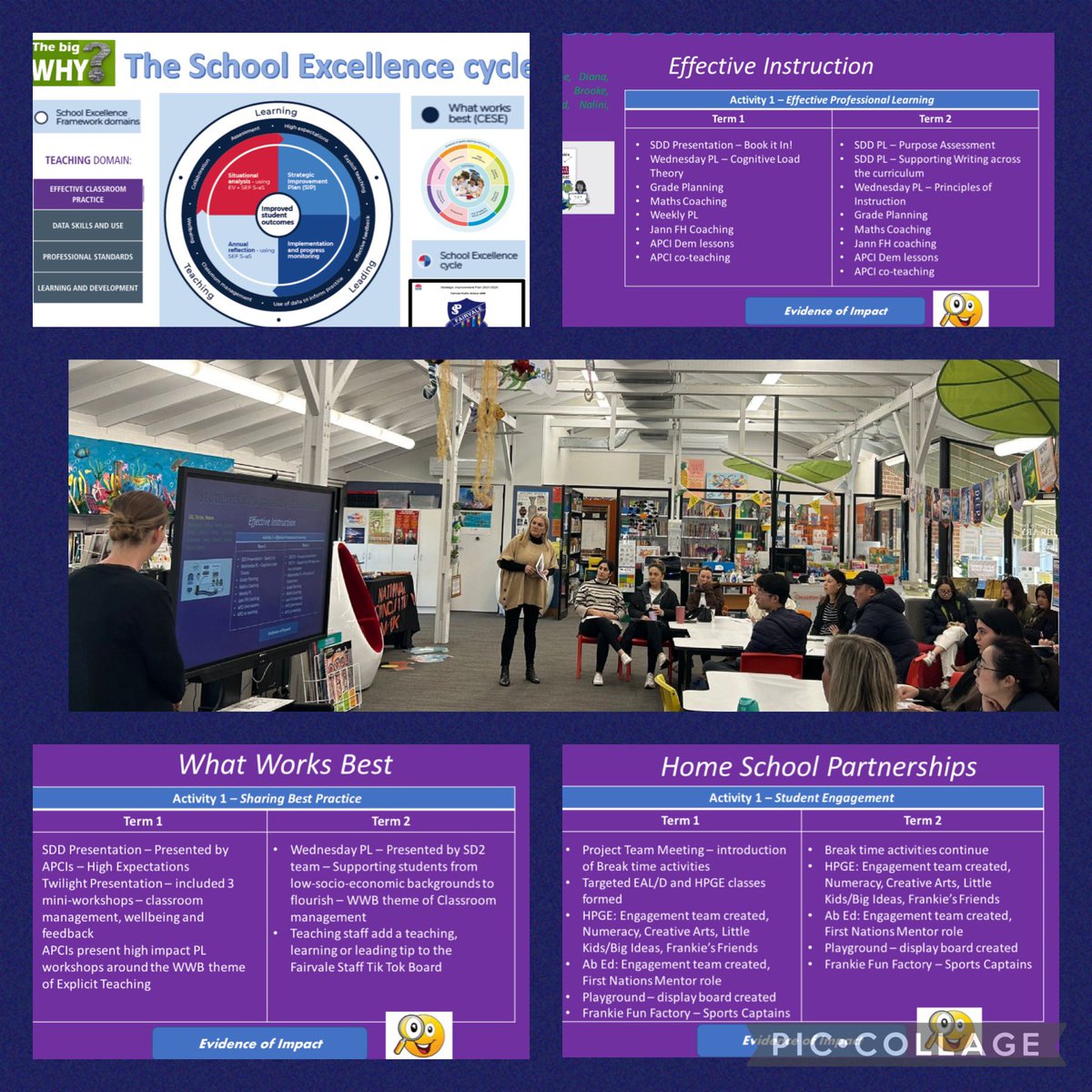 🐸 Today we reviewed our SIP 2024-2027 initiatives and activities for Term 1 and shared plans for Term 2 with all staff. We were also excited to launch our <a href="/thevisionhub/">The Vision Hub</a> artworks 👏 connected to each strategic direction as we focus on school improvement. 🎉🌟😀 <a href="/lisaporter555/">Lisa Porter</a>