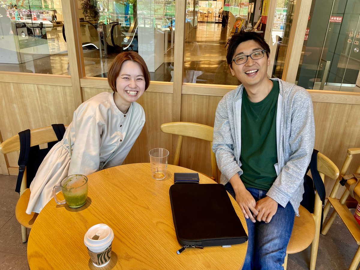 今日は大阪梅田で相互加盟をしたシェアリングエコノミー協会(@SEAJ_official)関西支部(@share_nen)事務局の梶川さんと打ち合わせ。

色々なアイディアを出し合って、社会活動がどの様に各地域に拡がっていけるのか。について議論し合いました。今後の連携が楽しみです。