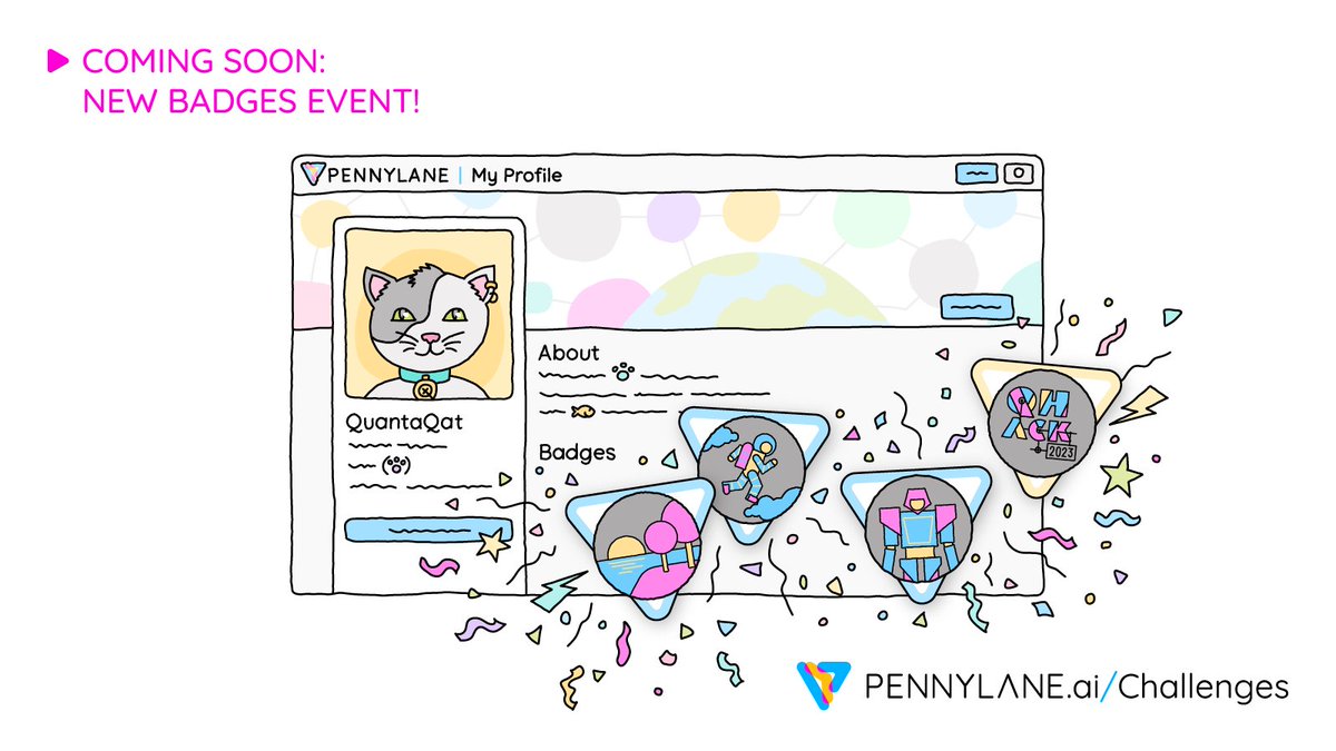 PennyLaneAI's tweet image. Let the good times roll 😎

From June 17—24, we&apos;re hosting a #QHack2023 Flashback Event 📸

If you missed the OG event or joined but didn&apos;t score prizes, it&apos;s your time to earn limited-edition badges by tackling challenges!

All you need is an account👇

pennylane.ai/login?utm_sour…