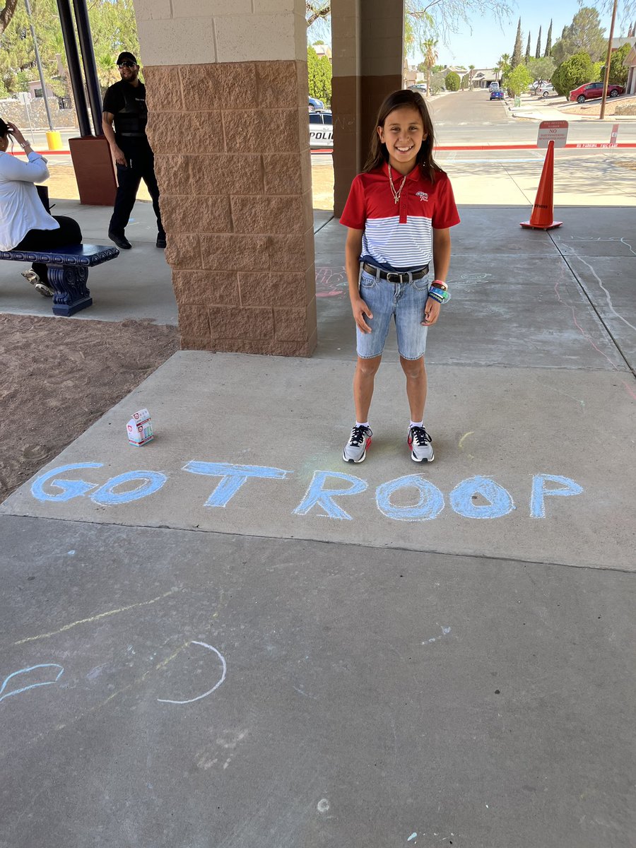 He attends another 1-6A school’s feeder, but understood the assignment 😂 I dig it. #GOTROOP #FAETW