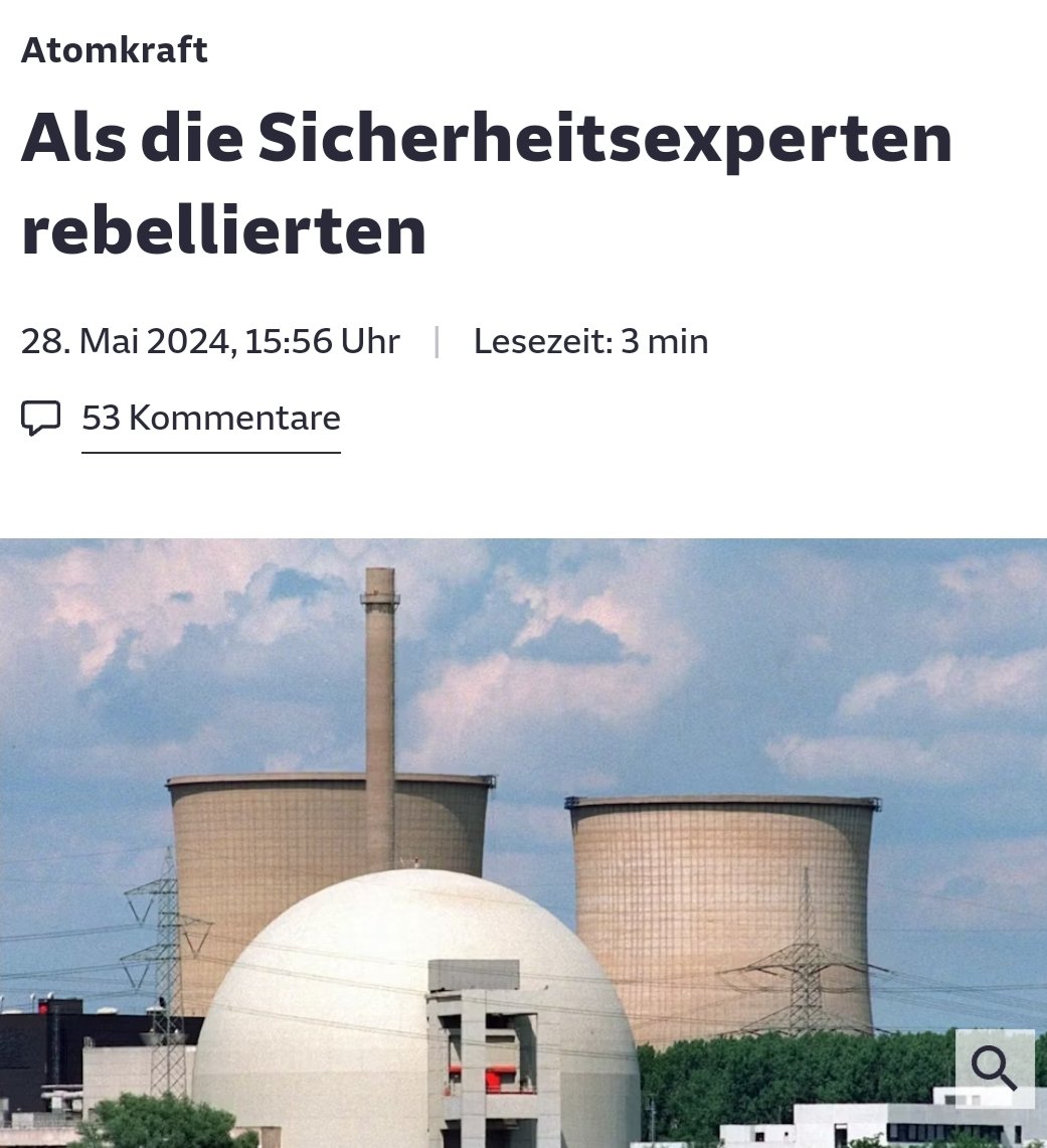 Gerade empört sich die @CDU/@CSU darüber, dass Herr #Habeck bei der Laufzeitverlängerung nicht absolut jeden Aktenvermek gelesen hat. Jetzt kommt raus, als die #Union mit der @FDP den Wiedereinstieg in die Atomkraft umsetzte, wurde ein ganzes Referat ignoriert, in dem Experten