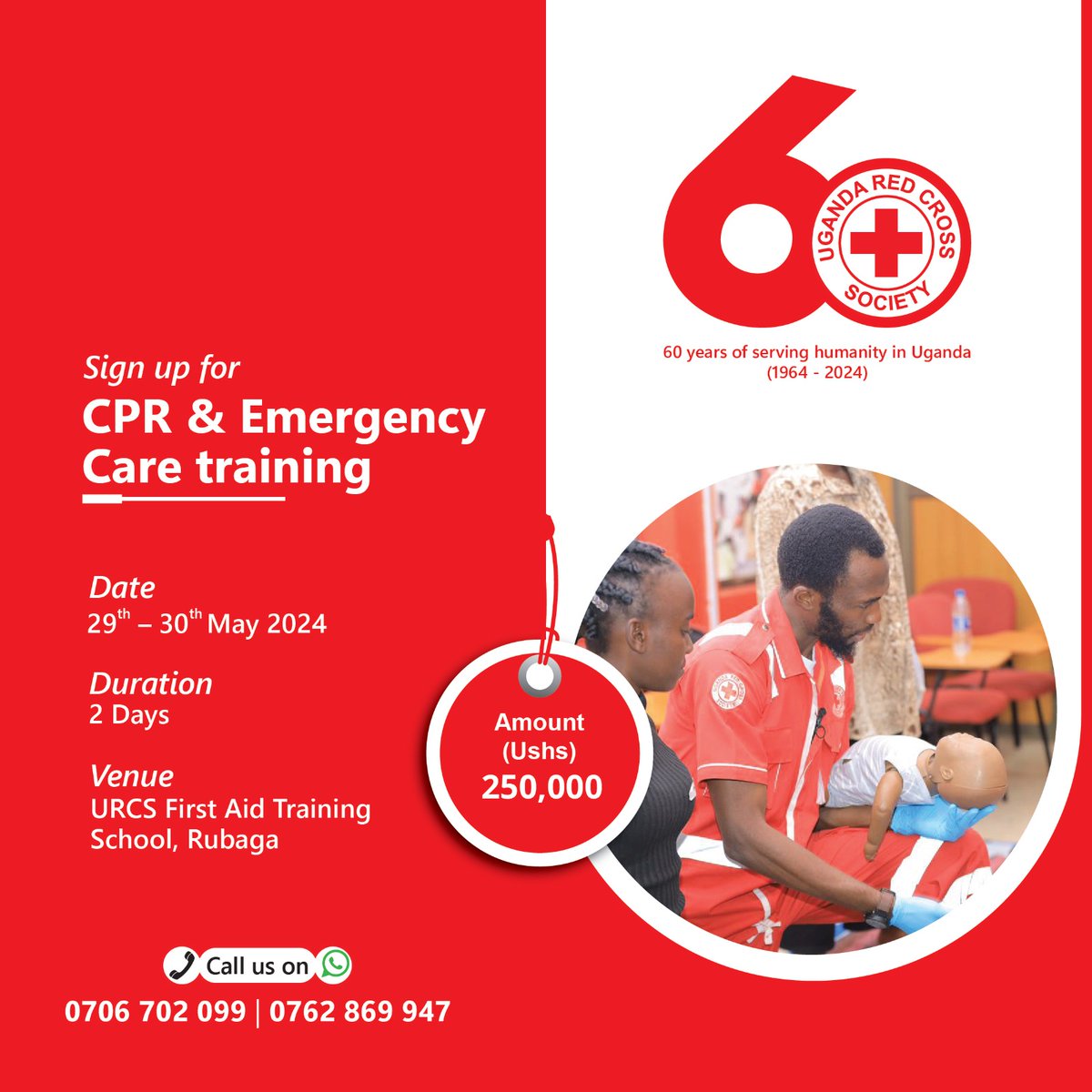 Don't forget 👉 Life-saving skills are your everyday safeguard to a life-threatening issue. Do you know what to do in case of an emergency? By the way, have you considered going for such training? Here is an opportunity to train and equip yourself with life saving skills.