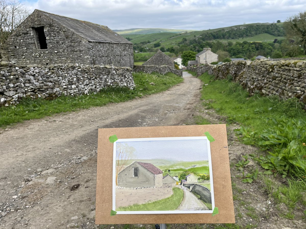 Watercolour at Little Stainforth