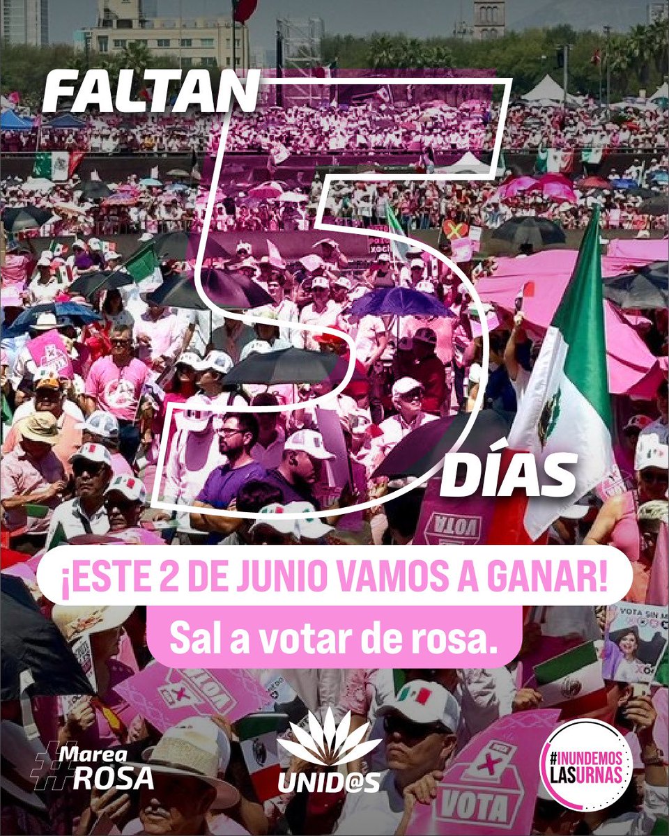 EvaMaria18's tweet image. Salgamos a votar este 2 de junio por Mexico !!!