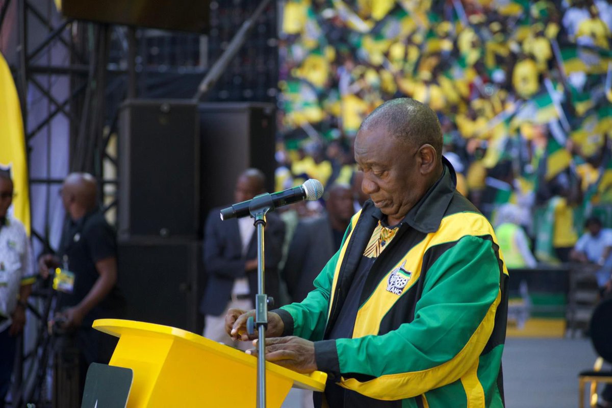 Our communities thrive when leadership is strong. President Cyril Ramaphosa is that leader. Vote ANC.

#LeadUsRamaphosa