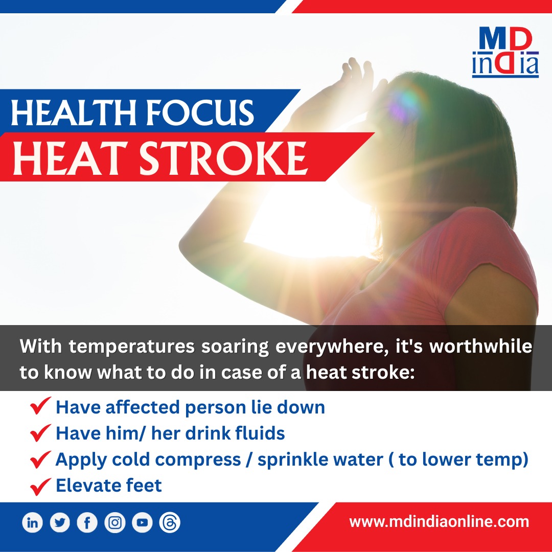 If someone near you is affected by heat stroke, a little help from you could make all the difference. Here are a few pointers that you need to know to be a good Samaritan.

#HeatstrokeAwareness
#BeatTheHeat
#SummerSafety
#FirstAidTips
#BeAHeatHero
#GoodSamaritan
#StayHydrated