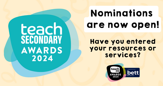 Teach Secondary (@teachsecondary) on Twitter photo Our expert judges are ready and waiting to judge the #TeachAwards, including @ed_carlin1980 @drchriswb <a href="/NikkiCuSmith/">Mrs C-S</a> <a href="/Annmariechild/">Ann Marie Christian FRSA</a> <a href="/sbl365/">Hilary Goldsmith</a> <a href="/RebeccaLeek_/">Rebecca Leek</a>. Get your resources in front of our experts – enter via our simple form 👉 bit.ly/3JDOl6r
Sponsored by @bett_show Our expert judges are ready and waiting to judge the #TeachAwards, including @ed_carlin1980 @drchriswb <a href="/NikkiCuSmith/">Mrs C-S</a> <a href="/Annmariechild/">Ann Marie Christian FRSA</a> <a href="/sbl365/">Hilary Goldsmith</a> <a href="/RebeccaLeek_/">Rebecca Leek</a>. Get your resources in front of our experts – enter via our simple form 👉 bit.ly/3JDOl6r
Sponsored by @bett_show