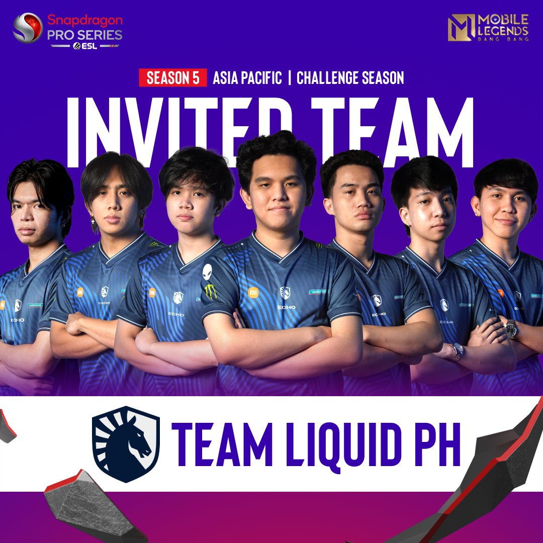 ESLMLBB's tweet photo. The return of Echo with their Season 3 rosters is now back as @teamliquid - ECHO! Will they answer the ocean's call and emerge victorious in the @Snapdragon Mobile Challenge Season for #MLBB Season 5? ๐
#MLBB #LIQUIDECHO #SnapdragonProSeries #TidesofDestiny #Philippines https://t.co/gmSDMBgT2h