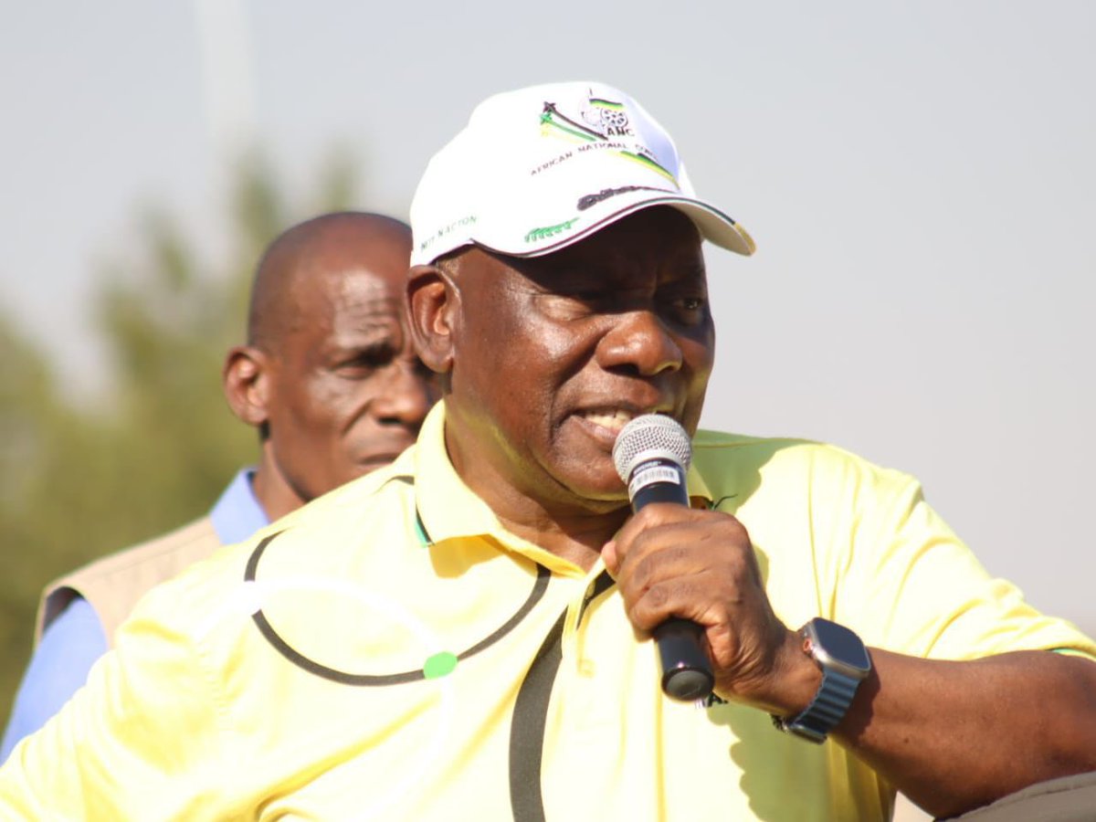 Agape_Water's tweet photo. Vote for a sustainable future - President Cyril Ramaphosa and the ANC are committed to leading the charge!

#lamVotingANC 
#LeadUsRamaphosa https://t.co/jGD6CxTN9x