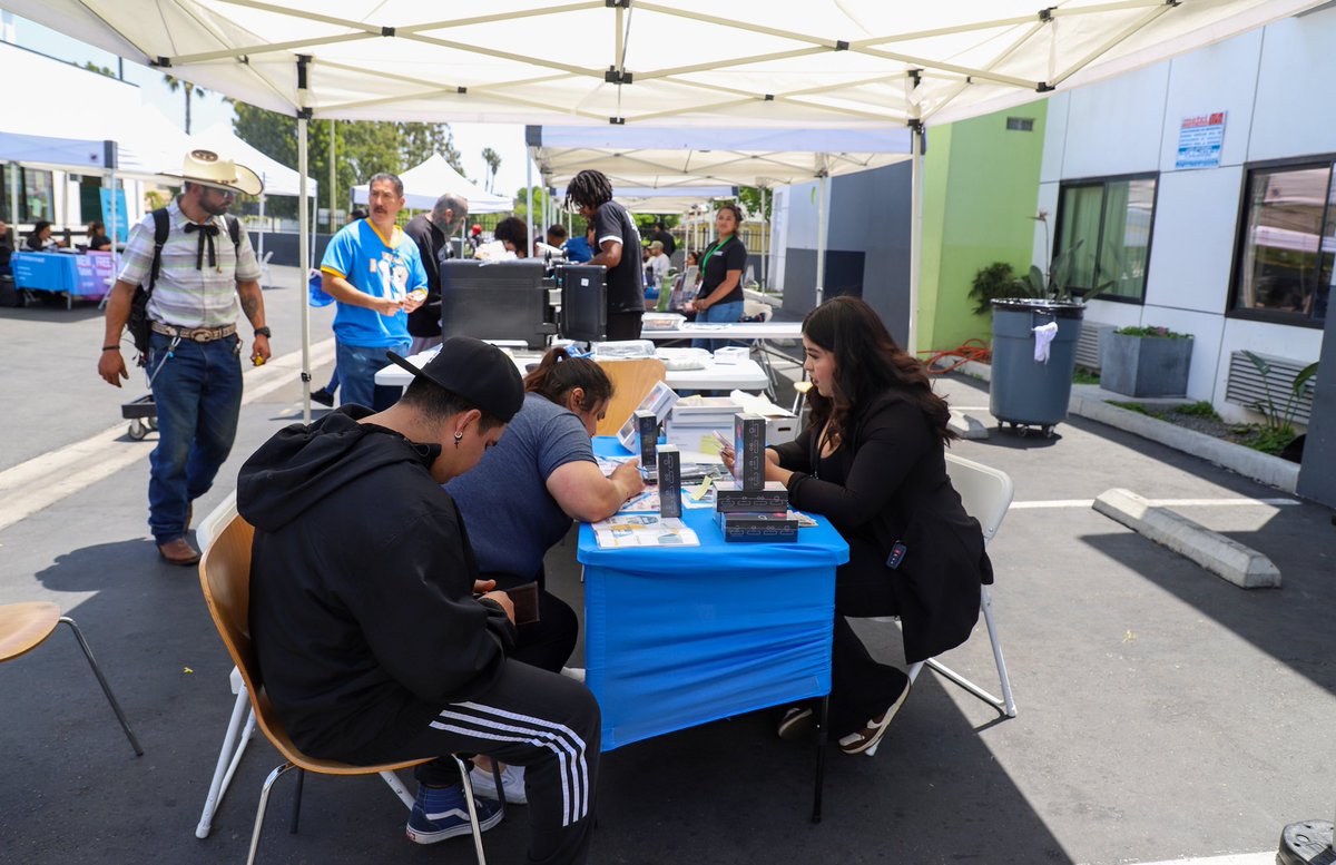 Inside Safe participants in the Valley were able to receive one-on-one support last week through Connect Day — a full on-site resource fair that meets Angelenos where they’re at to help them recover lost ID’s, find employment and access healthcare. Not having these important