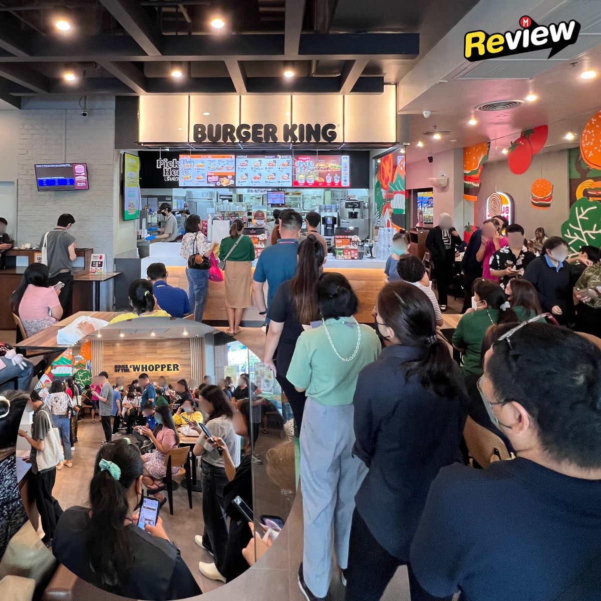 บรรยากาศ เบอร์เกอร์คิงส์ 29.- มื้อเที่ยงสาขา MBK
ส่วนใหญ่ตัดสินใจรอที่รับที่ร้าน 40 นาที ถึง 1.30 ชั่วโมง
#MarketeerReview
#BurgerKingTH #BKโปรแห่งปี #BKโปร29