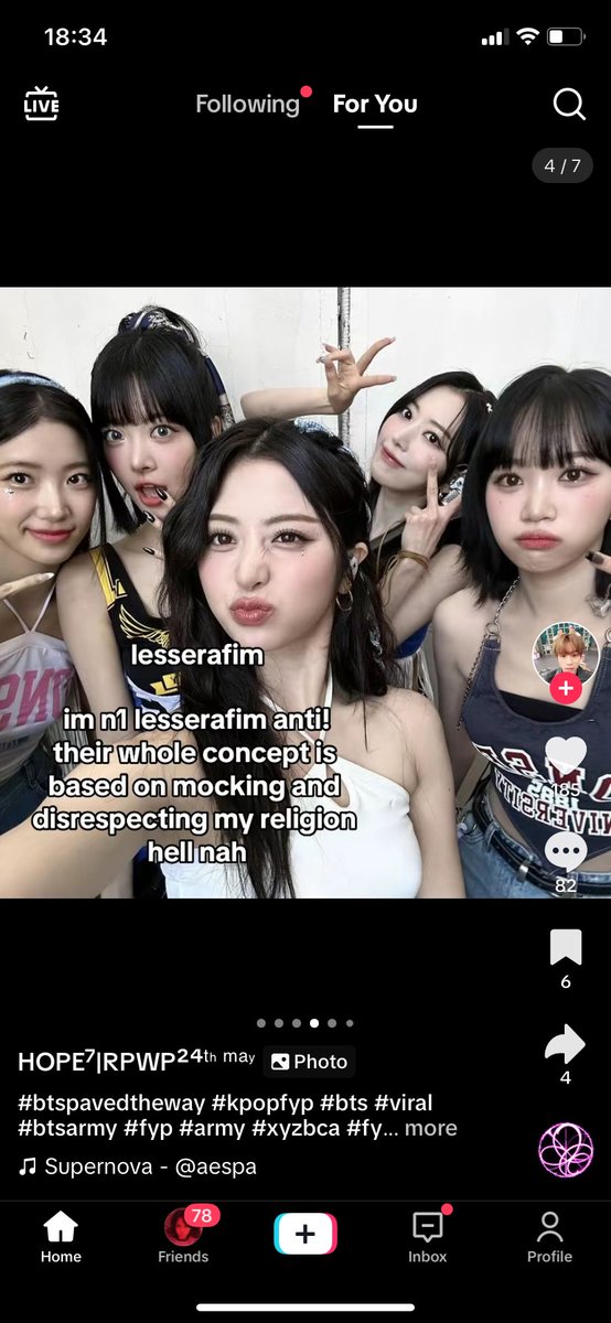 as a christian you should never stanned le sserafim in the first place. their concept as a group always been based on seraphim biblical sixwinged angels