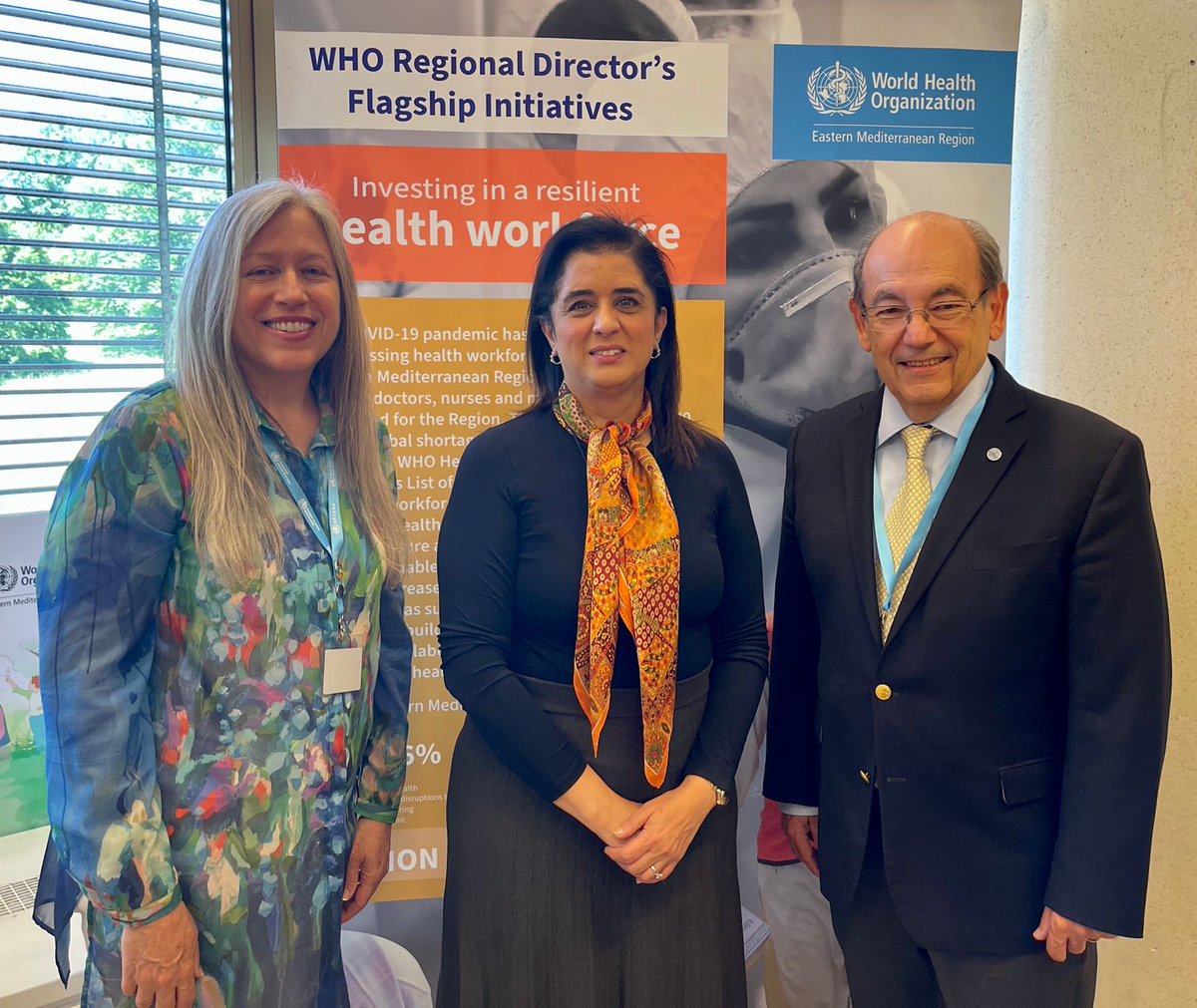 Wonderful to meet Prof Ricardo León-Bórquez and Dr Geneviève Moineau, President and Vice-President of @wfmeorg, to seek innovative ways to enhance the accreditation of medical education, ensure continuity of education in conflict-affected countries and rebuild it again where