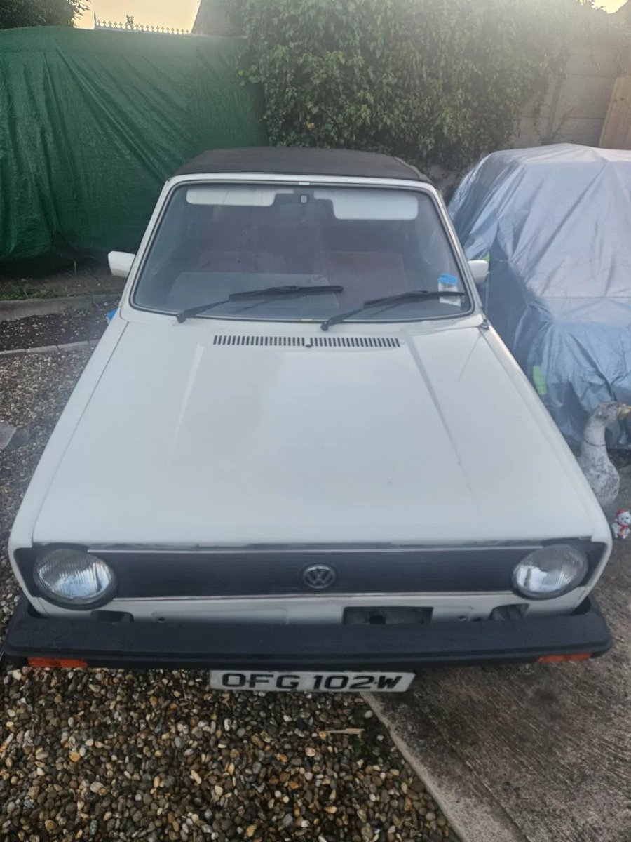 Ad: 1981 VOLKSWAGEN GOLF KARMANN CONVERTIBLE On eBay here -->> ow.ly/fJlO50RZNjX #VolkswagenGolf #KarmannConvertible #ClassicCars #VintageCars #CarEnthusiast