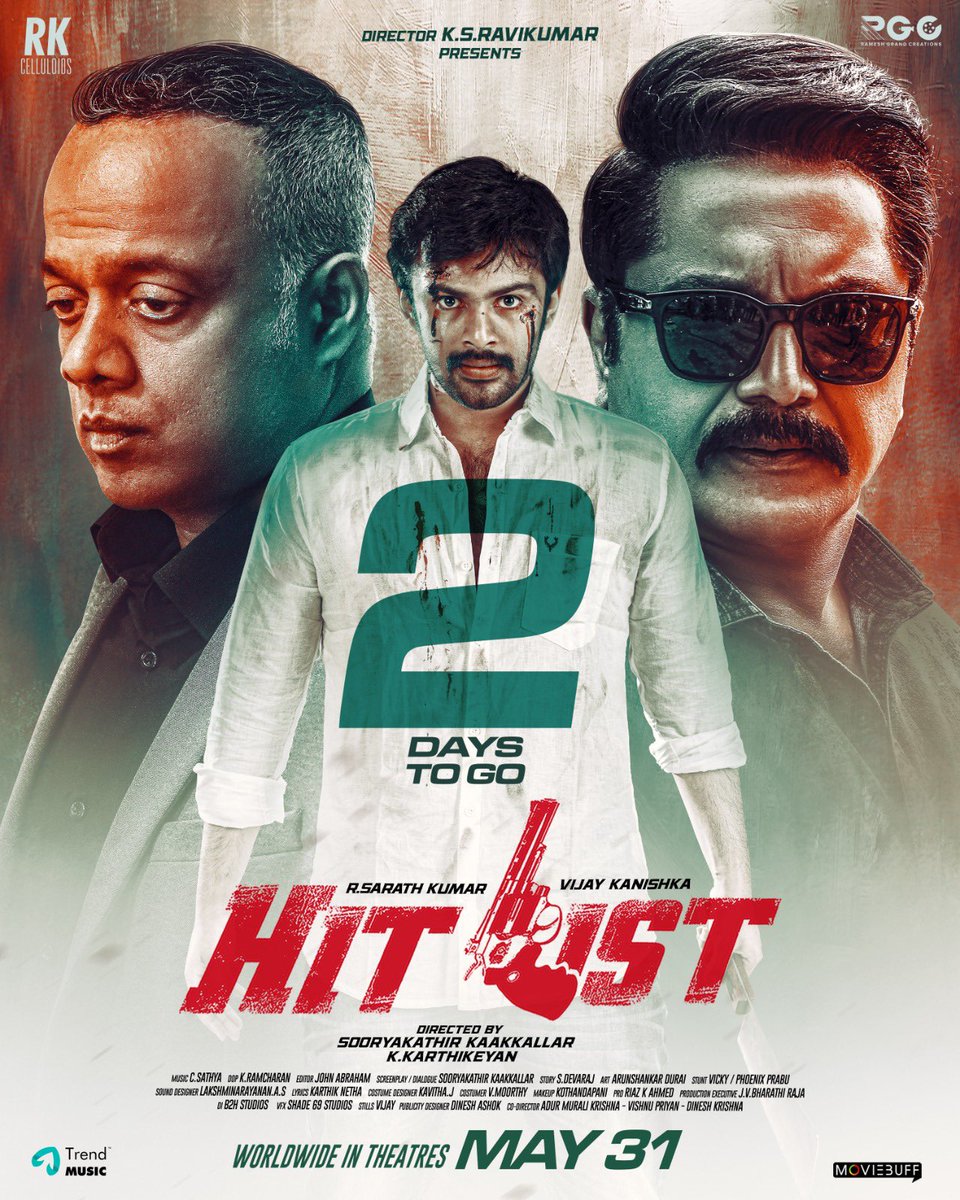 2 Days to go #hitlist #crimethriller #hitlistthemovie