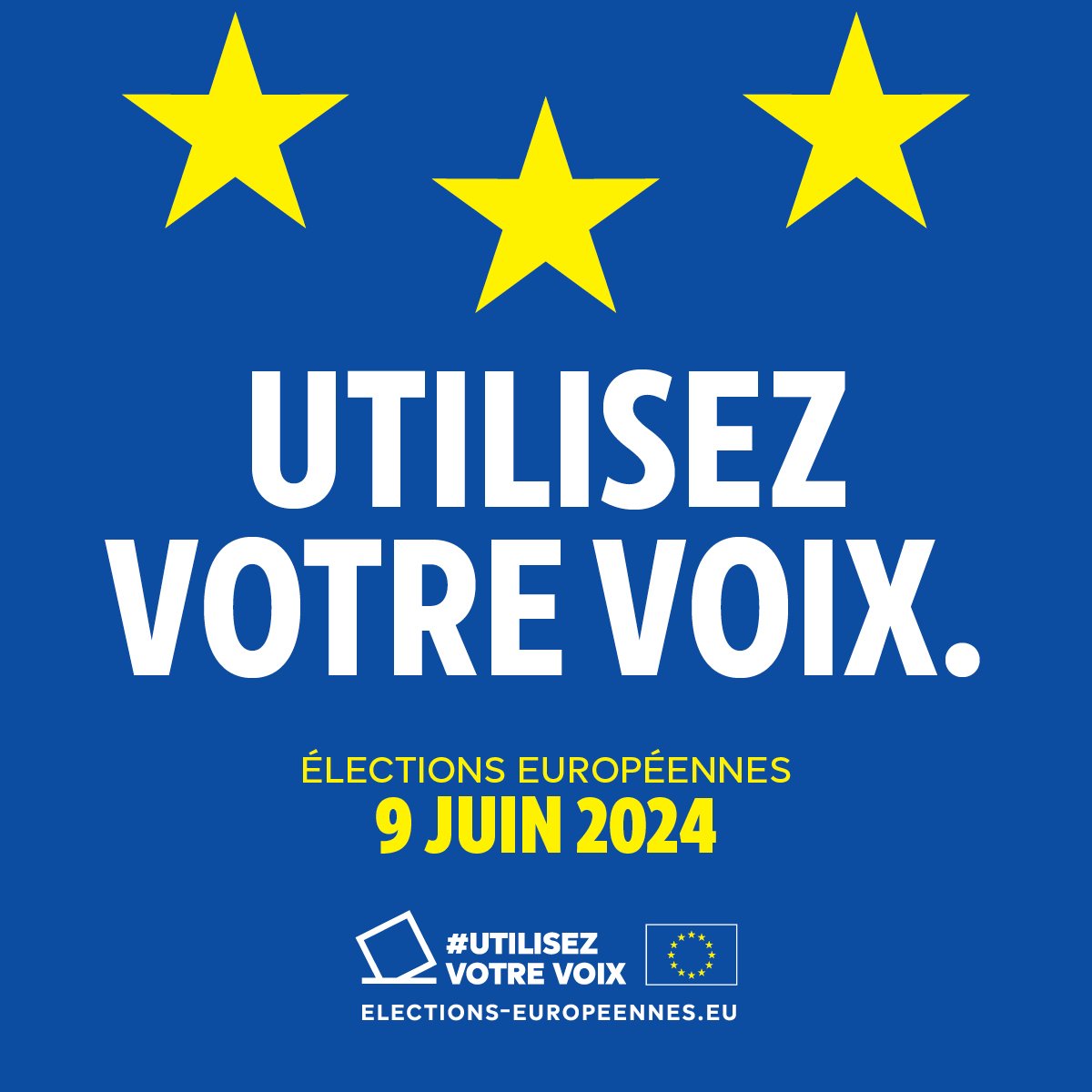 #ElectionsEuropéennes2024 : les campagnes pour inciter à voter s'appuient sur un message simple 👉 utilisez votre voix / ne laissez pas les autres décider pour vous 
➡️ cap-com.org/actualit%C3%A9… #ComPublique