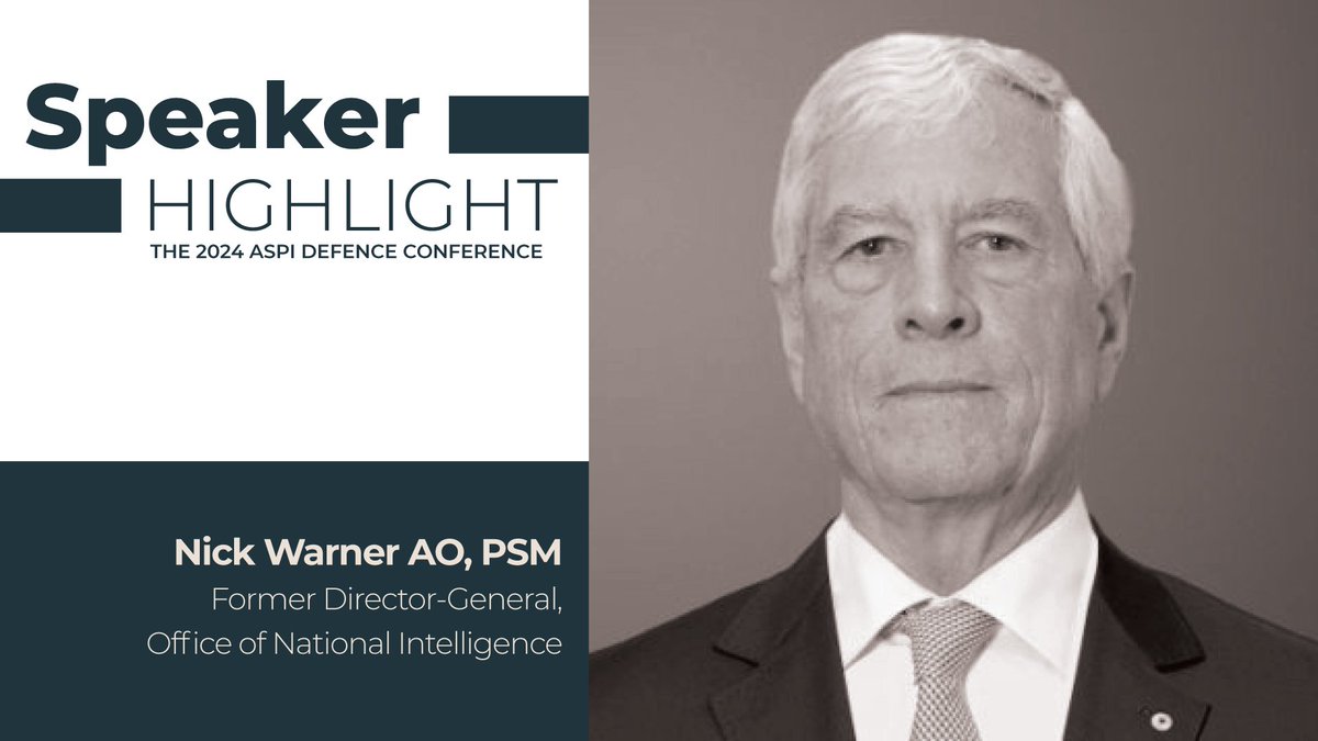 📢 SPEAKER ANNOUNCEMENT 📢 We are delighted to announce that Nick Warner, former Director-General of the Office of National Intelligence, will join the lineup of speakers at 'JoiningFORCES'. Join us next week as we explore ways to bridge national and international boundaries