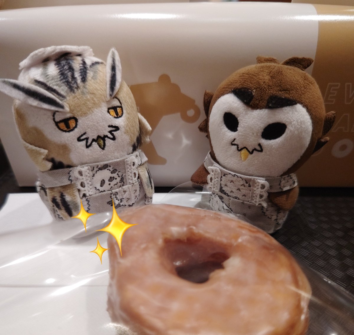 やっと来れた〜✨
コラボ🍩も無事買えたので🦉🦉さんたちには帰ってからお披露目ね😊