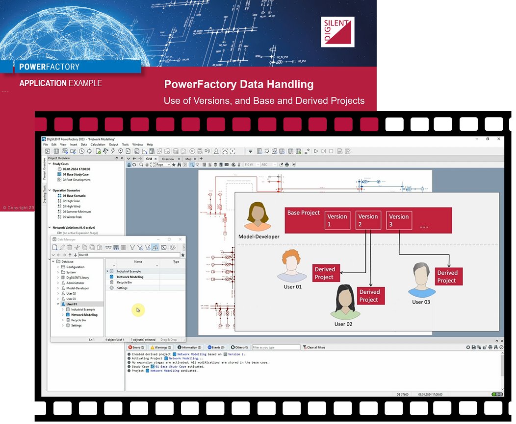 DIgSILENT_GmbH's tweet photo. Versioning is an essential element of PowerFactory’s base and derived project concept. Find out more by watching this video:
https://t.co/pH5CWUUB8q
#DIgSILENT #PowerFactory #Featureoftheweek #PF2024 #newfeature #analysissoftware #powersystems #powersystemsolutions https://t.co/4oFe32GnFi