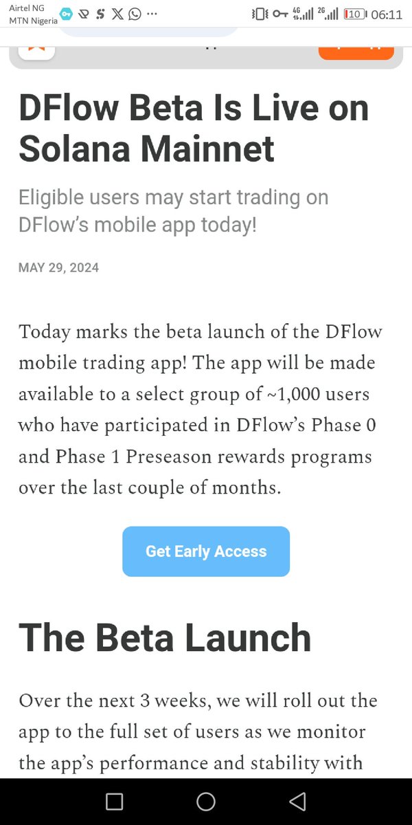 @DFlowProtocol @DFlowProtocol thanks for the apt clarification, we await the good news in 3 weeks.

Continue BUIDLing in the space.