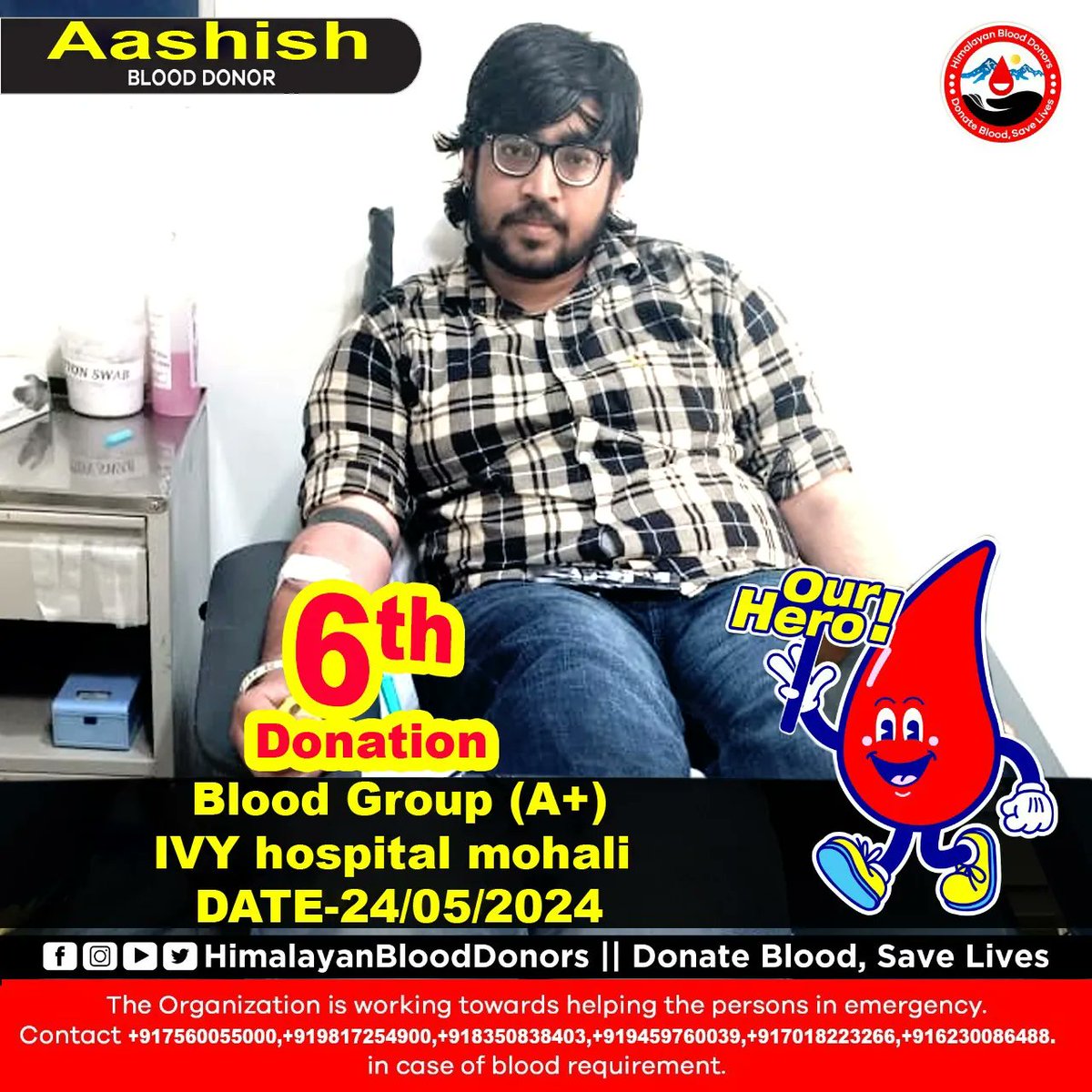 himalayanblood2's tweet image. #Mandi #Nerchowk #IGMC #Shimla #Tanda #Kangra #Palampur #Dharamshala #Kullu #Donate #Blood #Save #Lives #Real #Hero
 #Cantstop #BloodDonors
#NGO #WHO #socialworker #Charity #nonprofit  #viral #pic_of_the_day #motivation