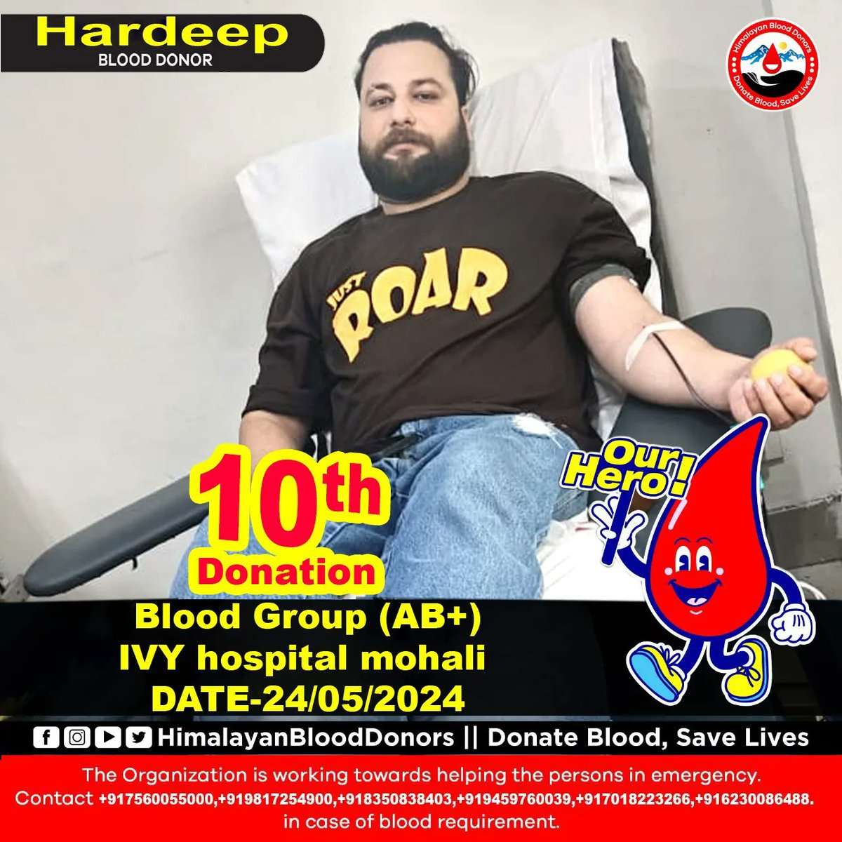 himalayanblood2's tweet image. #Mandi #Nerchowk #IGMC #Shimla #Tanda #Kangra #Palampur #Dharamshala #Kullu #Donate #Blood #Save #Lives #Real #Hero
 #Cantstop #BloodDonors
#NGO #WHO #socialworker #Charity #nonprofit  #viral #pic_of_the_day #motivation