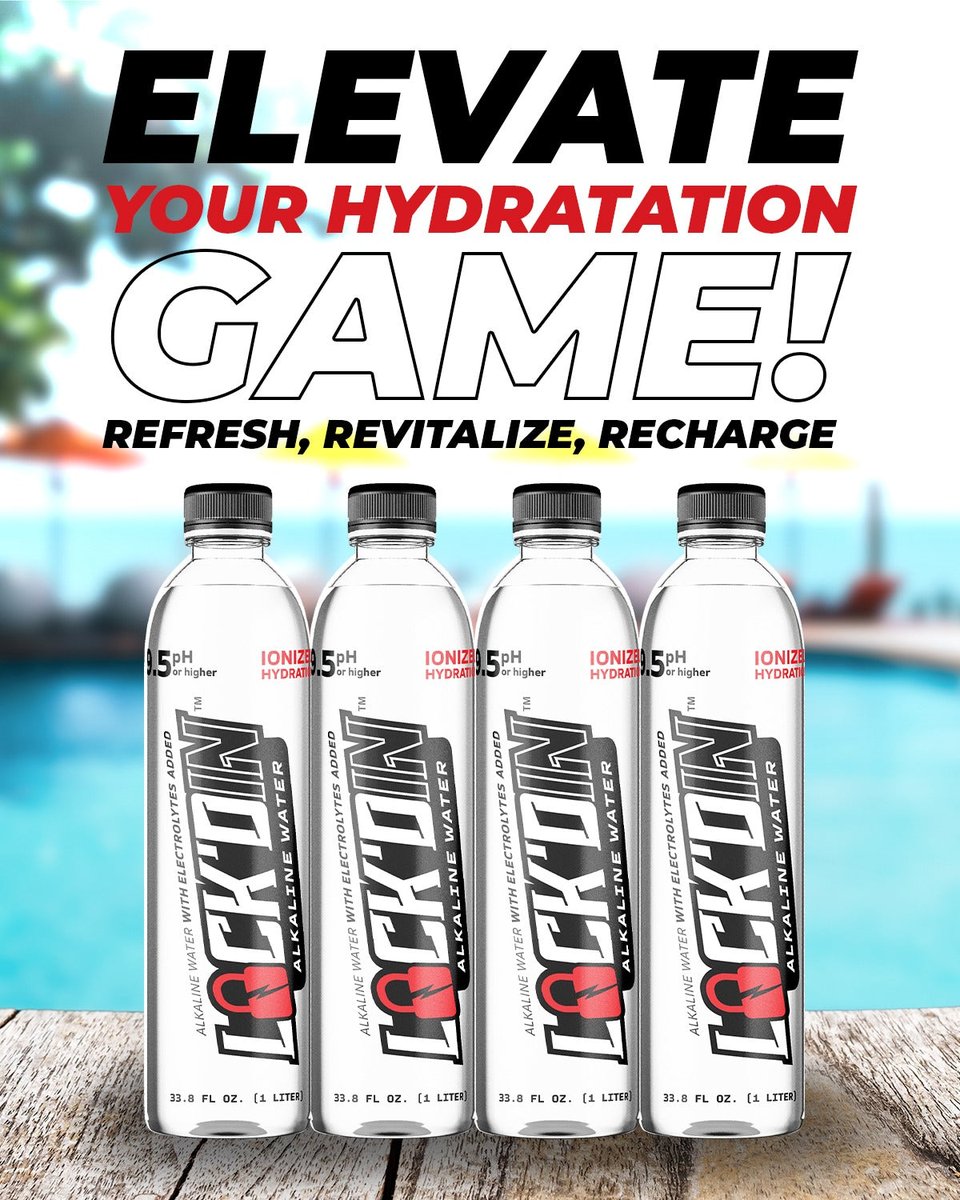 REFRESH REVITALIZE RECHARGE 💧

Alkaline Water + Electrolytes contain calcium, sodium, potassium, magnesium for a healthy boost and optimal performance from your body.

💦 Enter TOPAZ-LC2024 in checkout lockdin.com/?rfsn=7859203.… to save!

#hydrogenwater #LongCovid #lockdin $ltnc