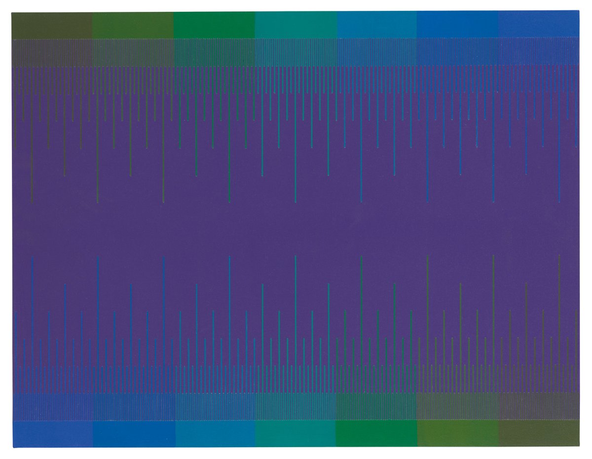 RICHARD ANUSZKIEWICZ Soft Purple 1975