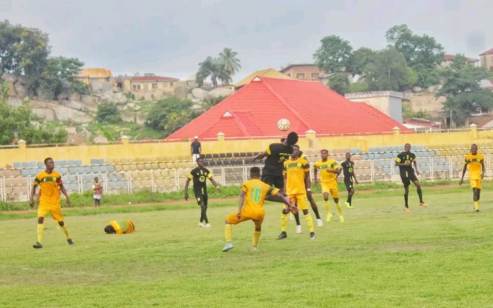 theNNLO's tweet photo. 📸 #NewYearMegaLotteryNLO24

First Play-off

Igbajo United 2-1 Abray Sports #IGBABS

🏟️ Oluyemi Kayode Stadium

📍 ADO EKITI 

#NLO24
#NewYearMegaLottery
#Sofascore
#Naemosport
#SportMeetTech
#FirstCentralCreditBureau https://t.co/ZA6Pr1BIsb