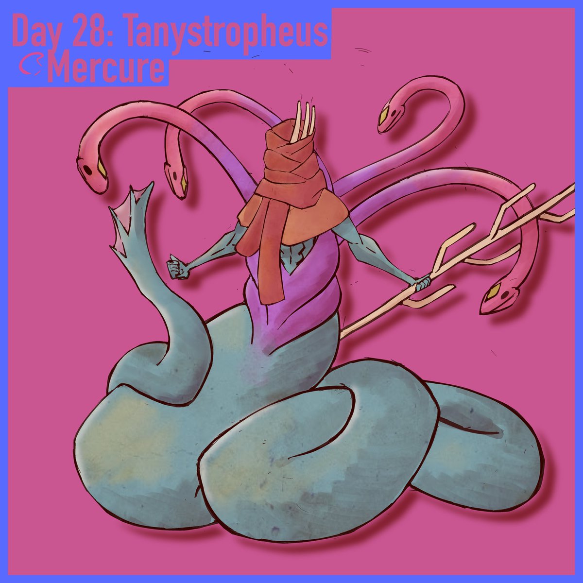 #Maysozoic Day 29: Tanystropheus

A hydra thing for this one