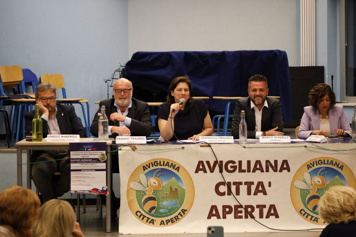 🔴 Ad Avigliana una bella occasione di confronto organizzata da Avigliana Città Aperta. Abbiamo affrontato diversi temi, declinati sul territorio.

📣 È emerso chiaramente che siamo l'unica lista coerentemente #notav.