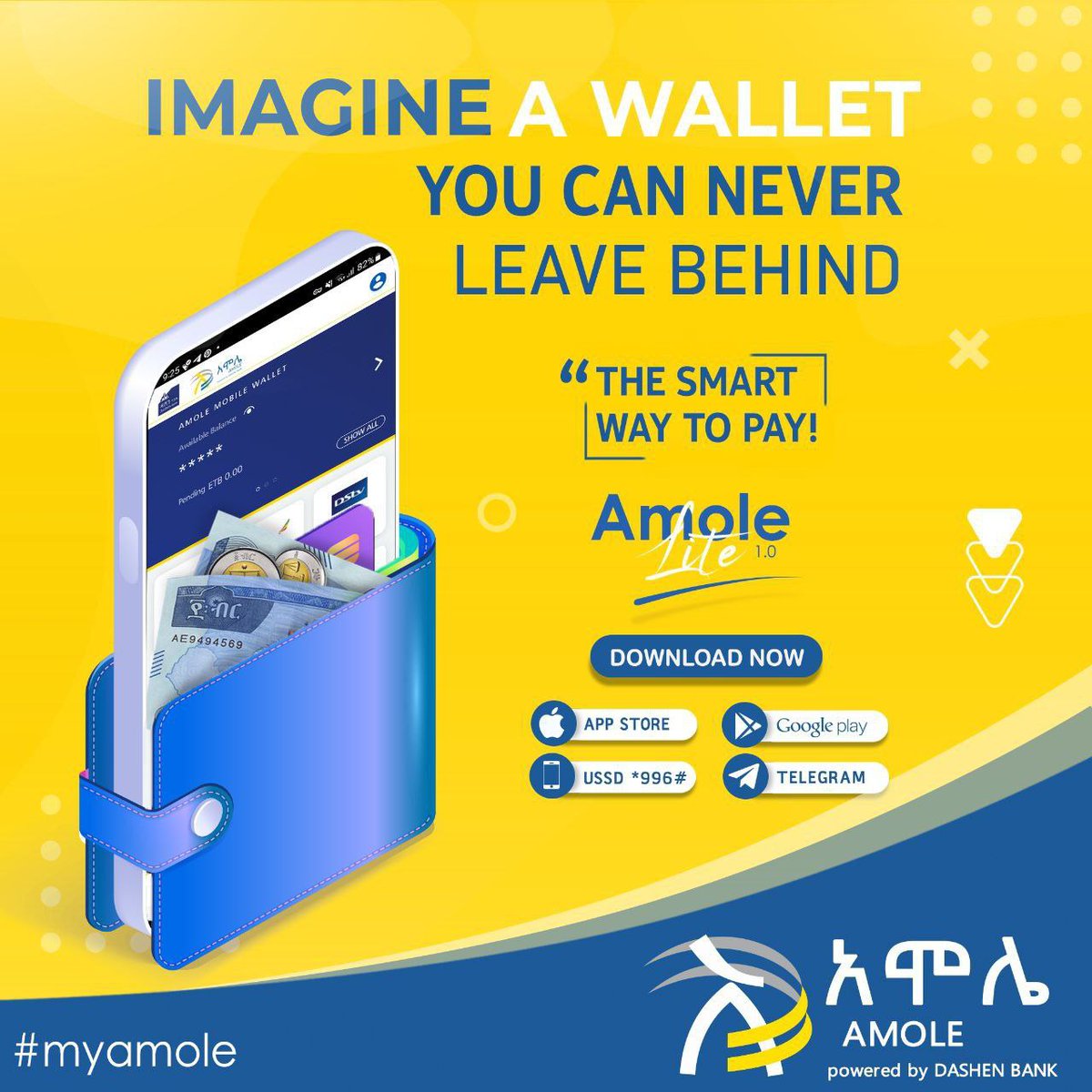 ✨ Amole is the perfect way to stay organized and keep your money safe.

🌐 Join now for hassle-free transactions!

#Amole #DigitalWallet #StayOrganized #KeepYourMoneySafe #DigitalPayments #Convenience #SecureTransactions