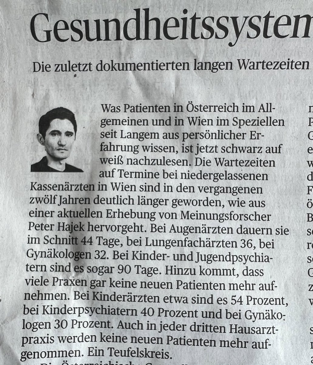 #PrämienentlastungsInitiative dabei fällt immer wieder Österreich als Beispiel. Dort funktioniert es ja auch. Nein, tut es nicht. Wollen wir das wirklich hier in der Schweiz? Lange Wartezeiten, Überlastungen. Die Texte sind aus der <a href="/DiePressecom/">Die Presse</a>