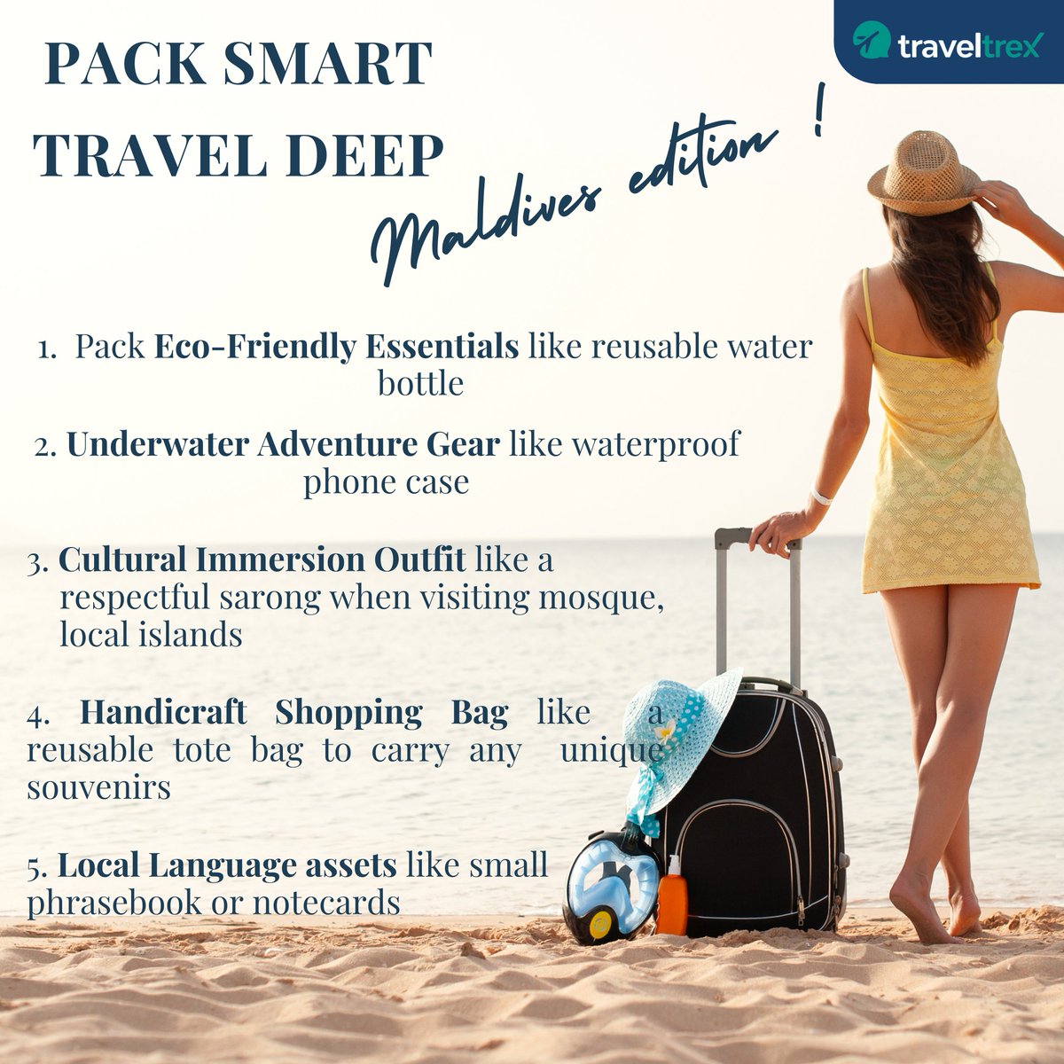 Level Up Your Maldives Trip: Essentials for the Curious Explorer!
#traveltrex #travelwithtraveltrex #adventurecalling #travelgoals #timetoexplore #adventureawaits #trending #tourism #adventureenthusiasts #besttoursandtravels  #traveltips #customtravel #travelgram #WanderlustFilm