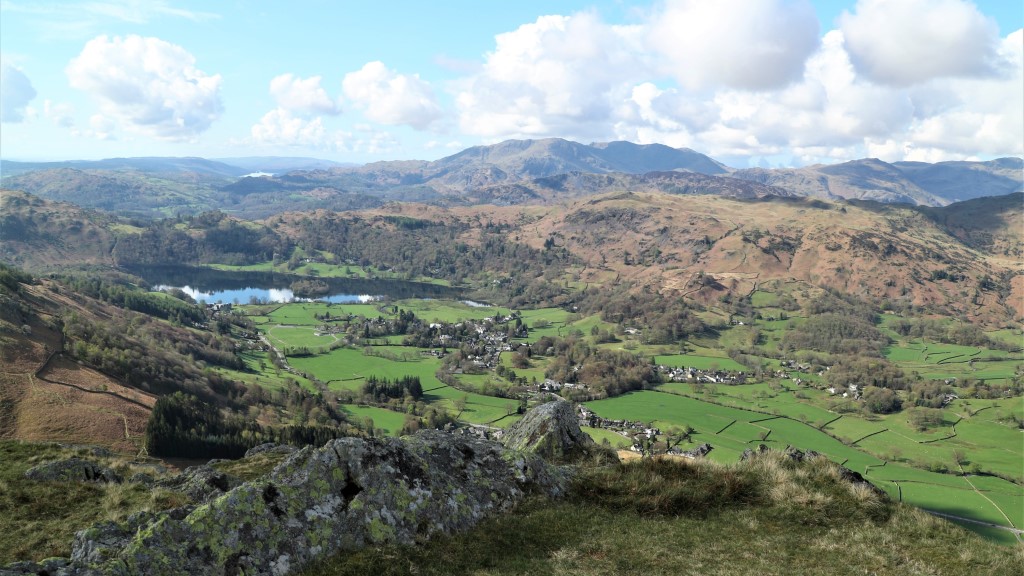 Grasmere from Stone Arthur. #LakeDistrict #Walking #HikingAdventures #Inspiration #Landscapes