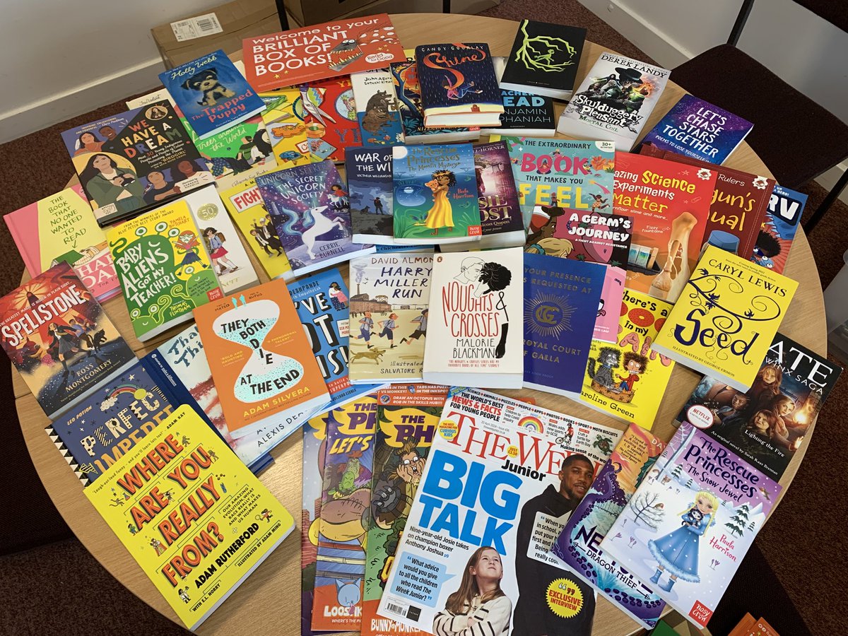 Thanks to @ReadforGoodUK for the amazing selection of books for our nurture room.