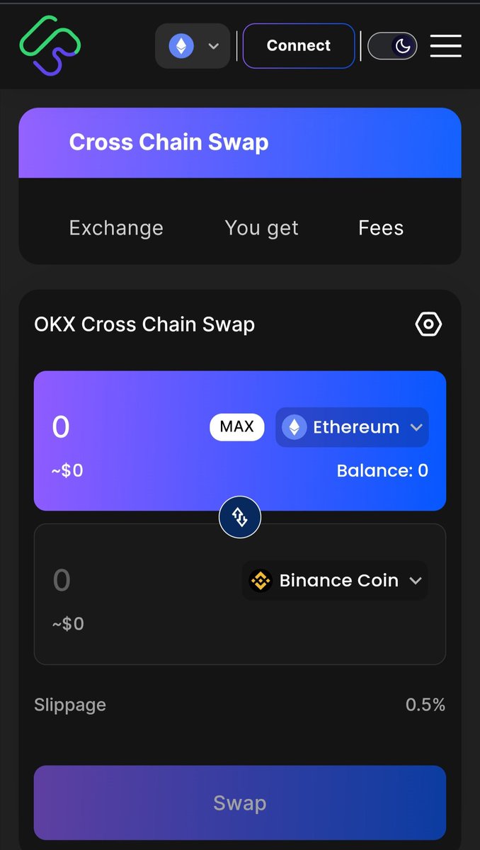 #SaitaChain Community 

Did you Know 

When using the #Okx Cross Chain Swap on #SaitaSwap 

If you are Swapping #ETH for #BNB (Can Help People in America who Struggle to Buy BNB)

You DO NOT NEED #BNB in your Wallet for Gas to do the Transaction 

(XBridge you need to have ETH