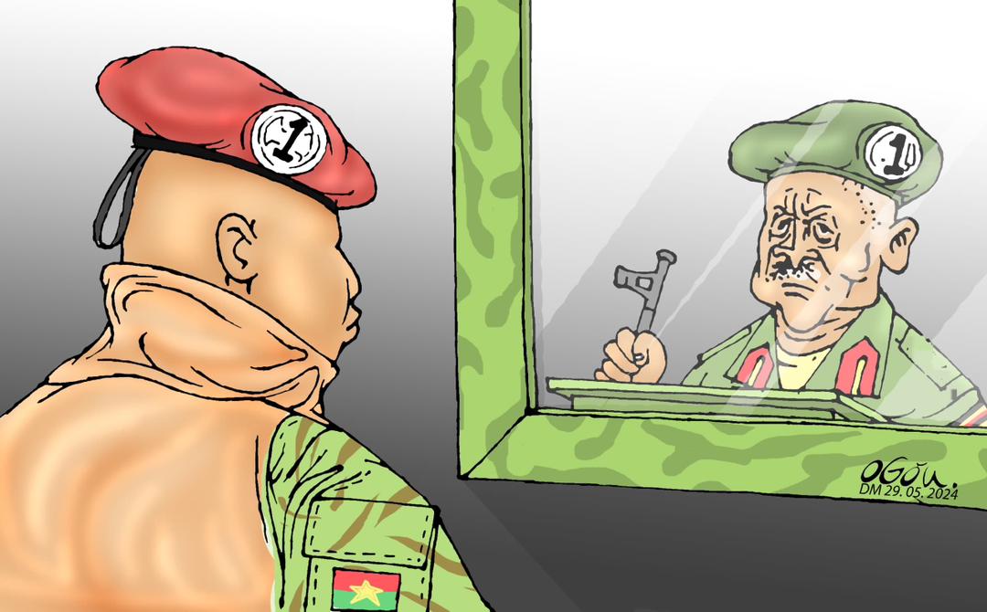 Burkina Faso's military government has announced it will extend junta rule for another five years. #MonitorToon #MonitorUpdates