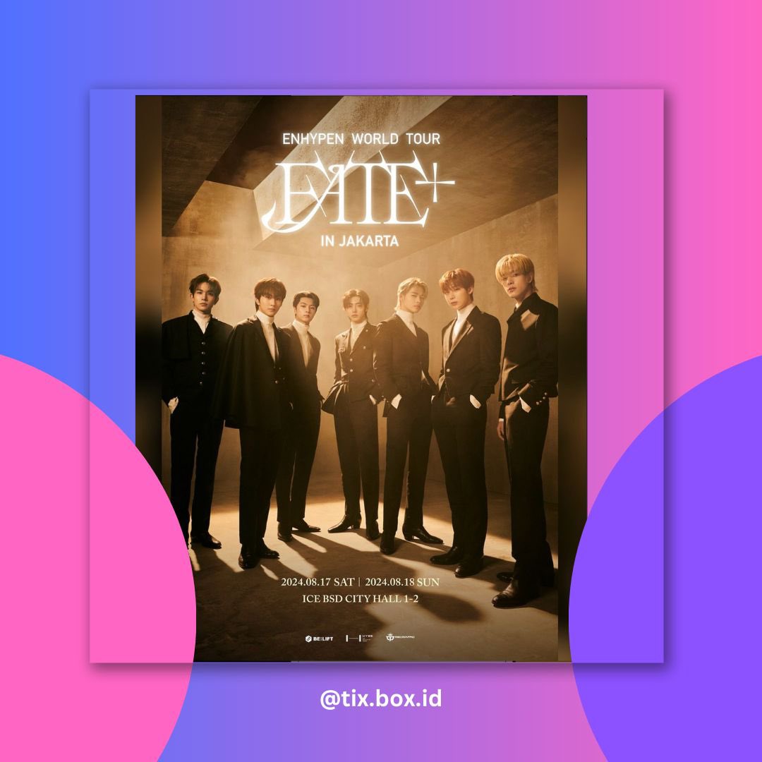tixboxid's tweet photo. [ENHYPEN WORLD TOUR "FATE PLUS" IN JAKARTA]

🎟️ Fee: IDR 250K/tix
🙅🏻‍♀️ If we failed to secure your tix, we will only charge IDR 50K/tix as our service fee
💯 Trusted
✨ Proofs attached on highlight

Hit us on https://t.co/cDxAVuqMn7 to secure your spot https://t.co/8q1DW1E9xH