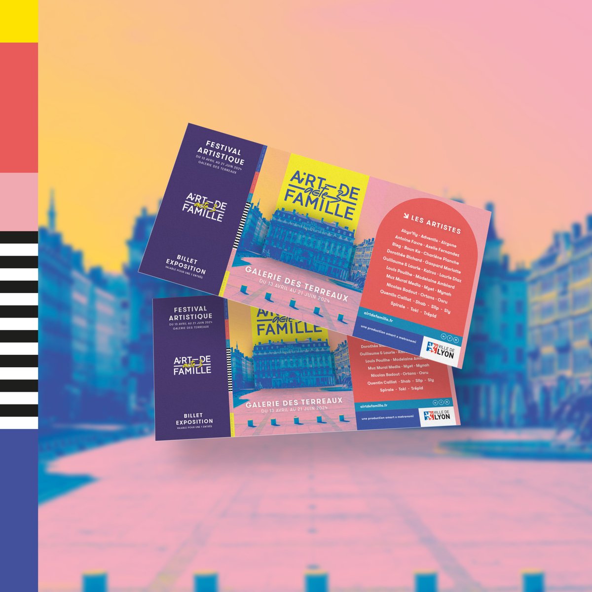 🎁 CONCOURS AiRT DE FAMILLE

👉Gagne 2 places pour découvrir le festival artistique AiRT DE FAMILLE en plein coeur de #lyon jusqu'au 21 Juin

👉 Tag 2 amis + RT 

Tirage au sort : Vendredi 31 Mai