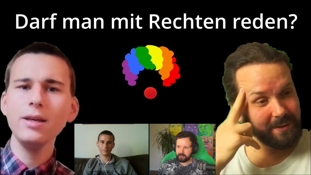 Darf man mit Rechten reden? - Ich bereichere die Clowns-Frage. Reaktion auf @SozialeMW und Imp youtu.be/-g441UvyEVs