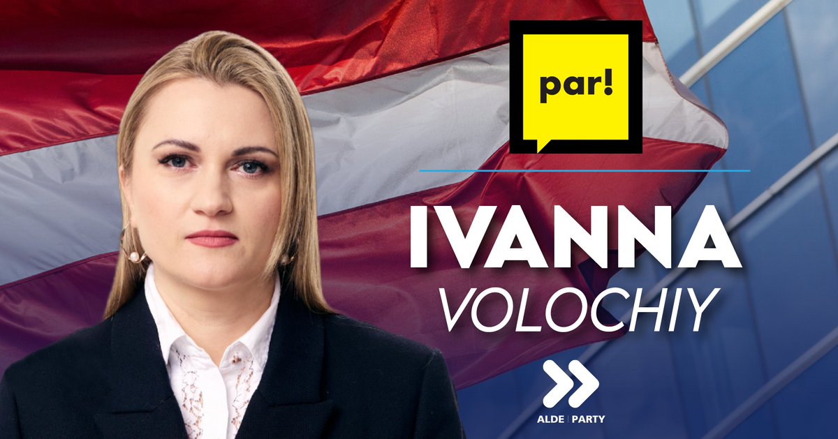 🇱🇻 <a href="/ivannavolochiy/">Ivanna Volochiy</a> is the lead candidate for our member <a href="/KustibaPar/">Kustība "Par!" 🇺🇦</a> in Latvia

Meet all our lead candidates for the European elections on 6-9 June 🇪🇺 bit.ly/3JVt1cF