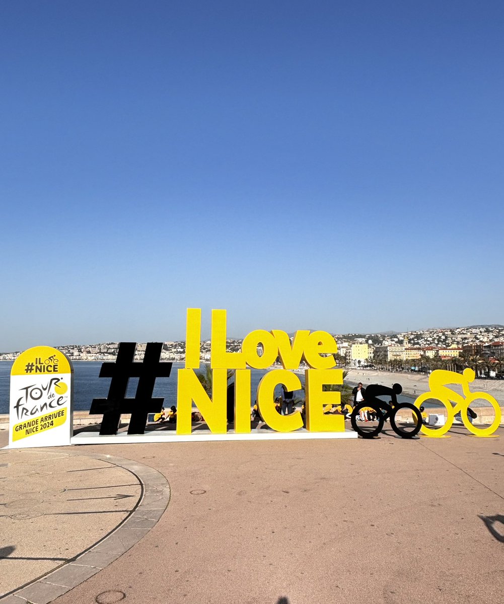 Le Tour de France commence dans 1 mois tout pile ! 🚲 C'est l'occasion de rappeler que cette année, l'arrivée se fera à Nice, un événement exceptionnel à vivre en #CotedAzurFrance🤩 📍#Nice, @exploreNCA 📸@OlivMcar #Departement06 #TDF2024 @AlpesMaritimes
