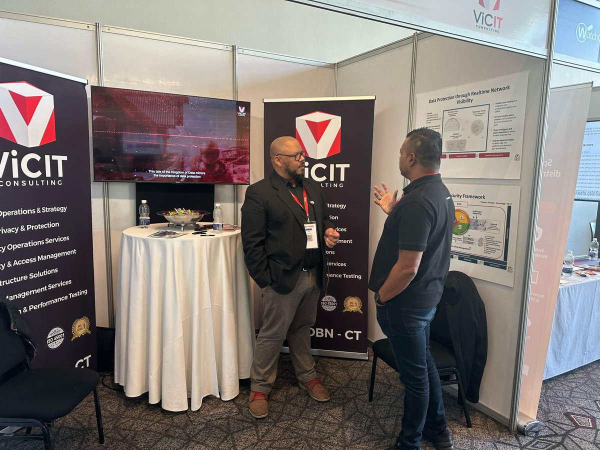 Chiief_Events's tweet image. Reflecting @VicitC's presence at the #ITWebSecuritySummit, yesterday

#CyberSecurity #ITWebSecuritySummit #CyberResilience #ViCITConsulting #AI #CyberThreats #ITSecurity #CyberResilience #CloudManagementPlatform #DevOps #DataPrivacy #SupplyChainSecurity #DataProtection