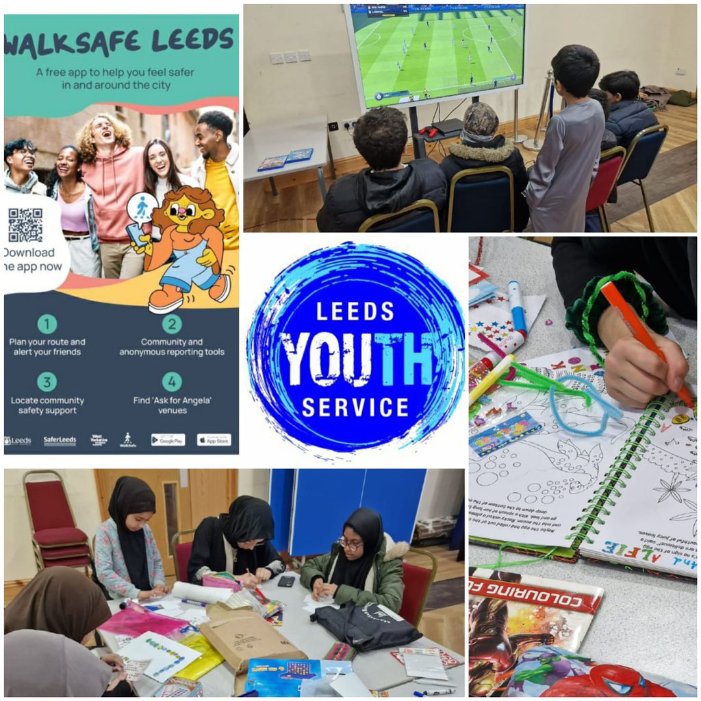 Great #Youthwork session at our most recent #Lingfield #Youthclub 

Fun ✅ 

Activities ✅

Issue based work on #keepingsafe & #Youngpeople learning more about the @WalkSafeIO app ✅

#Educate #Empower 
#LeedsYouthService