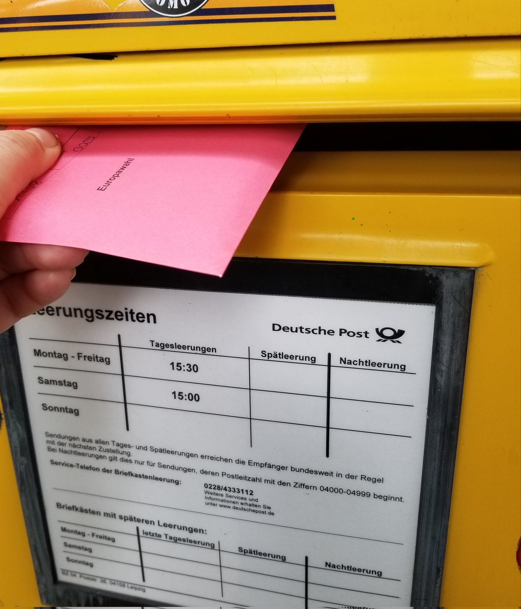 Europawahl ✅

Ich habe gewählt.
Zum 1. Mal #Volt, da

1. wir mehr europäische Politiker u weniger nationale Egoisten brauchen
2. sie für eine stärkere Unterstützung der 🇺🇦 sind
@d_boeselager war letztens vor Ort
3. höchste Übereinstimmung im Wahlomat

In any case #UseYourVote