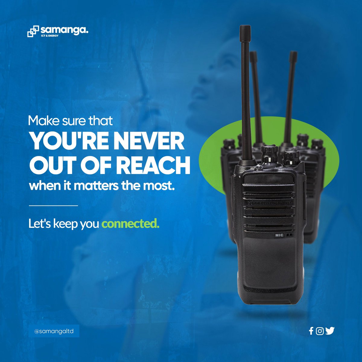 Effective communication is crucial, especially in environments where quick responses are key. Our communication devices ensure that you connect and communicate clearly with your teammates without delay. samangasolutions.com/Communication.… #Samanga4U