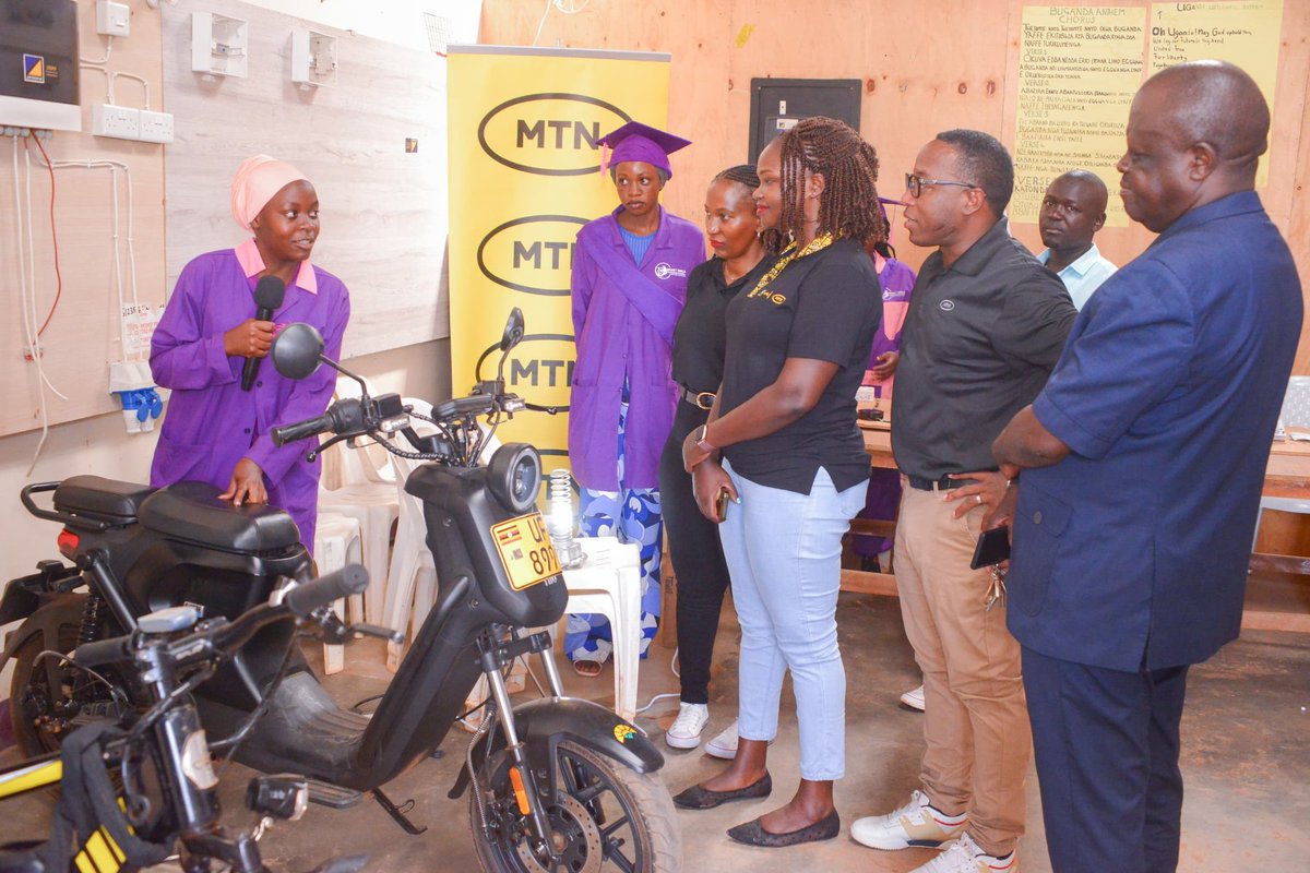 Nakazibwe Janet , Principal @smartgirlsug #MTNGirlsInTech #GirlsWithTools centre has encouraged more young people to join the 'Girls In Tech' cohorts because computer skills are a good addition to the other trainings that the young people acquire. #MTNFoundation #MTNMoMo