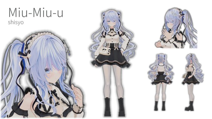 「blue hair skirt」 illustration images(Latest)｜3pages
