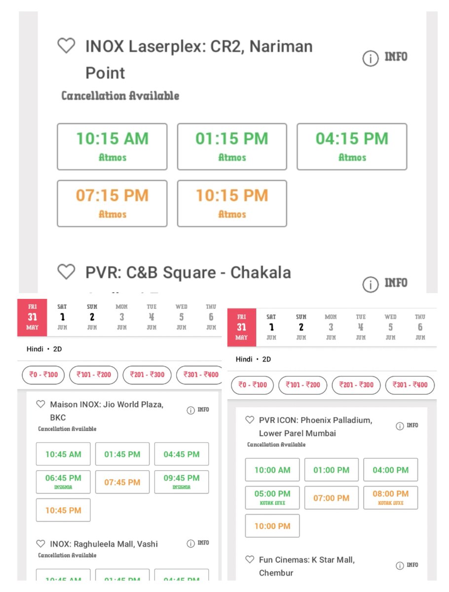 Mr and Mrs Mahi movie advance booking is good in Mumbai 
Many shows filling fast ⏩ 

#MrAndMrsMahi
 #KaranJohar  #RajkummarRao #JanhviKapoor #SharanSharma #NikhilMehrotra